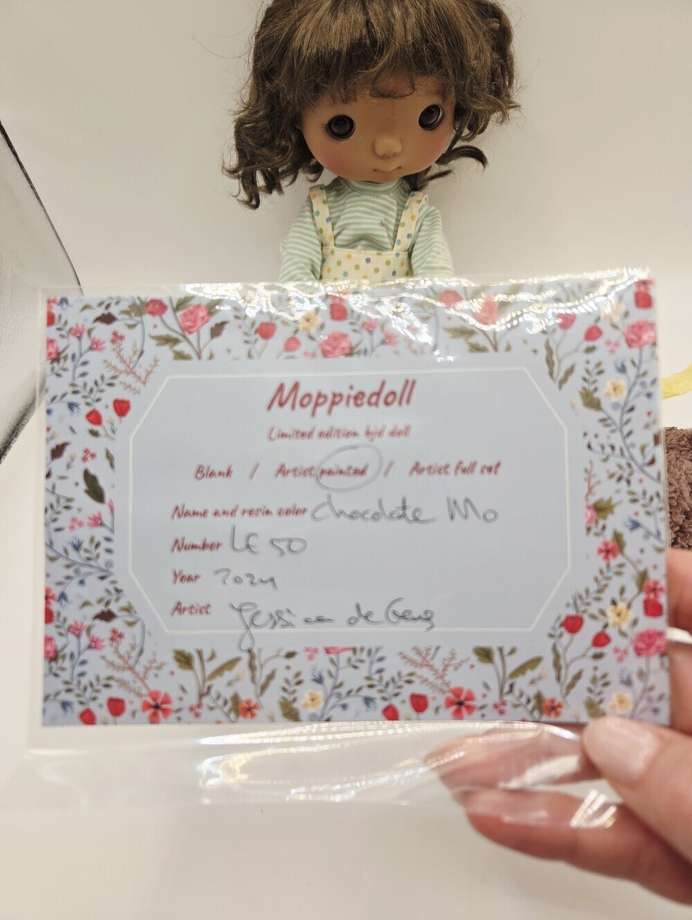 Moppiedoll Mo By Jessica De Geus⁸ BJD Ball Jointed Doll Chocolate Skin LE 50 - Picture 2 of 15